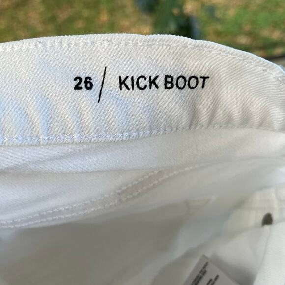 Vince Women's White Jeans Kick Boot Size 26 - Picture 7 of 9